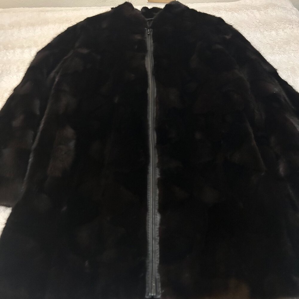 Bloomingdale’s by Maximilian 100% Genuine Mink Women's Fur Coat